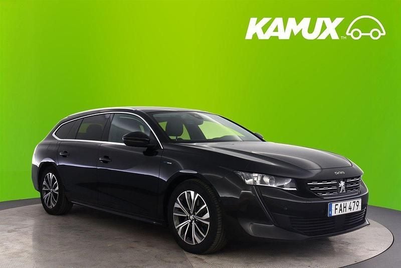Svart Begagnad 2021 Peugeot 508 Allure Kombi | 218 800 kr (Bra pris) - Bild 1/4