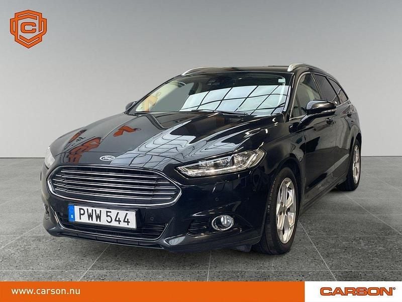 Svart Begagnad 2015 Ford Mondeo Titanium Kombi | 139 900 kr (Lite dyr) - Bild 1/4