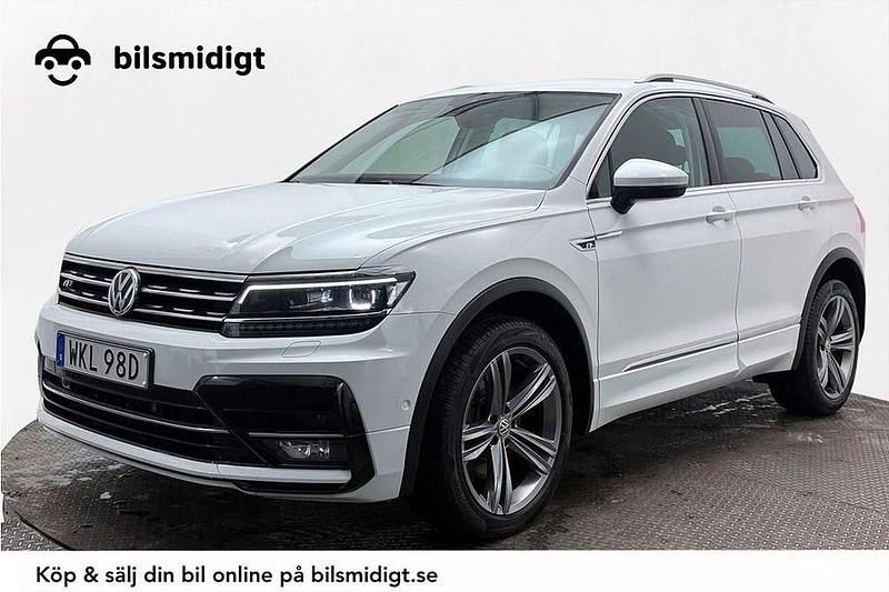 Vit Begagnad 2019 VW Tiguan GT SUV | 219 900 kr (Marknadspris) - Bild 1/3