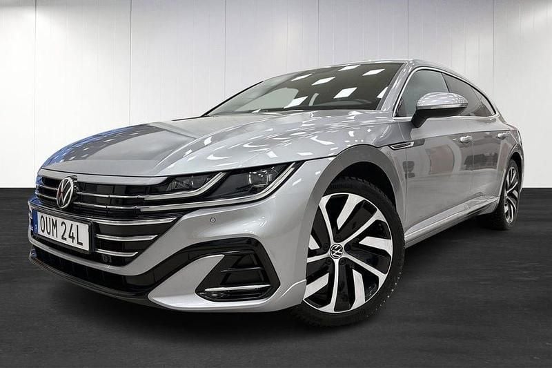 Silver Begagnad 2021 VW Arteon R-line | 289 900 kr (Marknadspris) - Bild 1/4