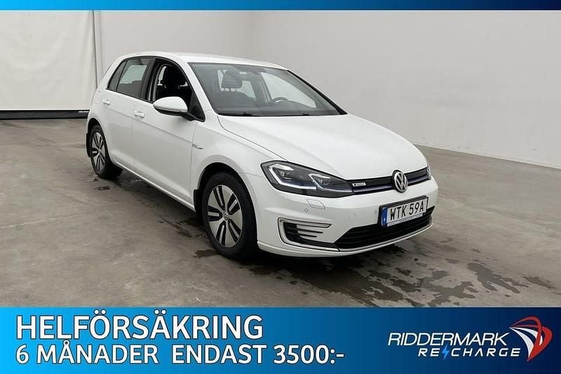 Vit Begagnad 2019 VW e-Golf Halvkombi | 179 800 kr (Marknadspris) - Bild 1/3