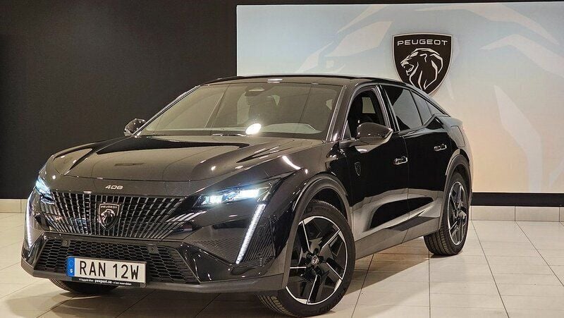 Svart Begagnad 2023 Peugeot 408 GT GT SUV | 416 000 kr - Bild 1/4