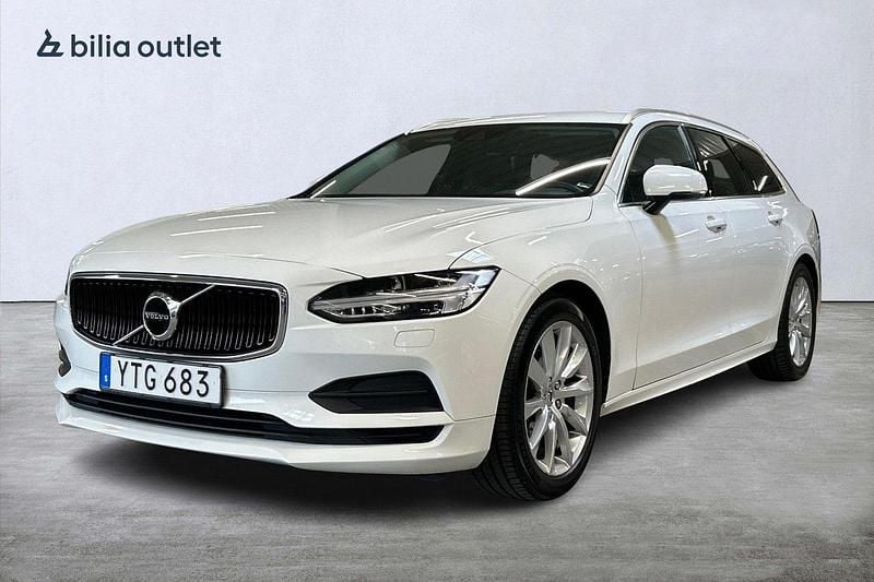 Vit Begagnad 2018 Volvo V90 Momentum Kombi | 269 900 kr (Marknadspris) - Bild 1/3