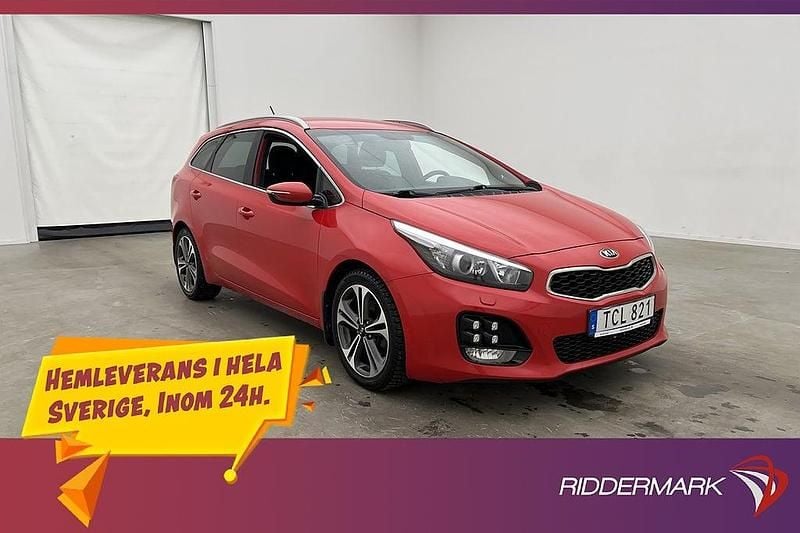 Röd Begagnad 2016 Kia Ceed GT-Line Halvkombi | 119 800 kr (Marknadspris) - Bild 1/3
