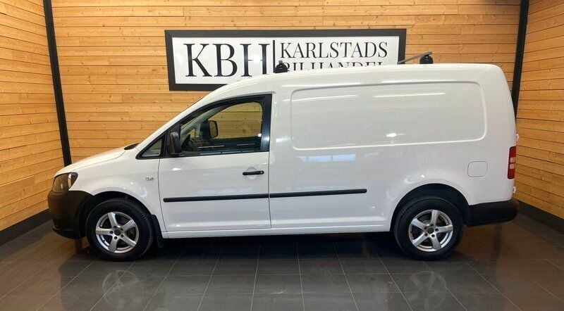 Vit Begagnad 2015 VW Caddy Maxi Minibuss | 109 900 kr (Marknadspris) - Bild 1/4