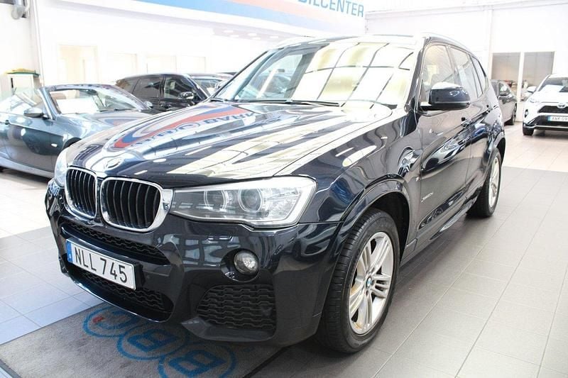 Svart Begagnad 2017 BMW X3 M Sport SUV | 189 900 kr (Bra pris) - Bild 1/4