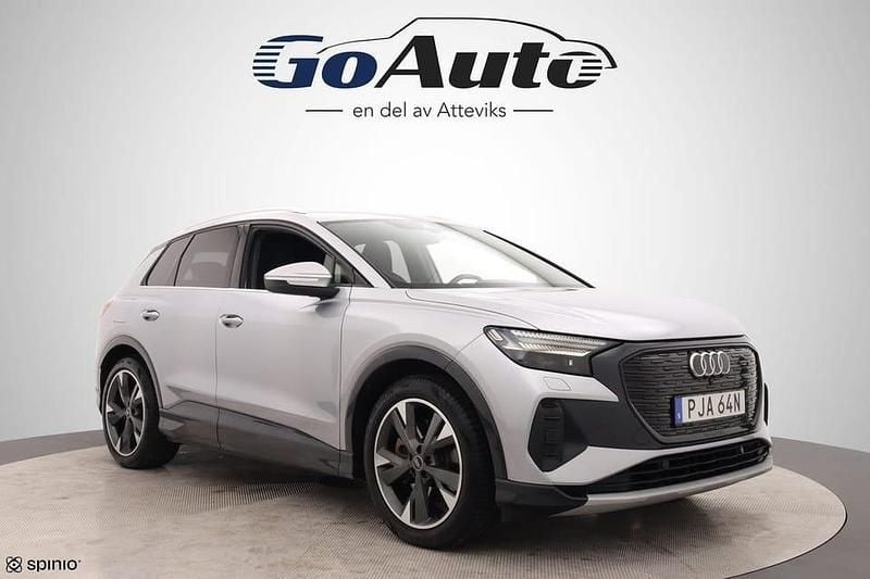 Silver Begagnad 2021 Audi Q4 e-tron Advanced SUV | 289 900 kr (Marknadspris) - Bild 1/3