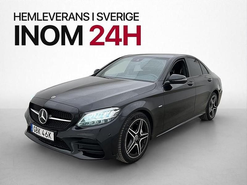 Begagnad Mercedes C220 AMG 194 HK (142 kW) 2020 Svart Sedan
