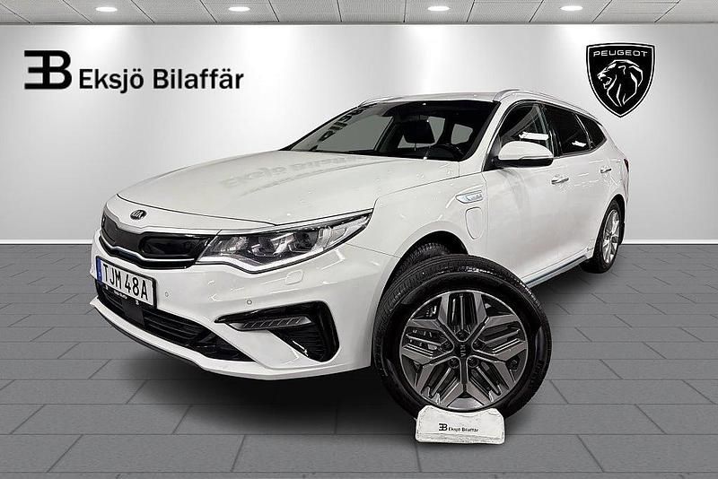Vit Begagnad 2019 Kia Optima Advance Kombi | 179 500 kr (Marknadspris) - Bild 1/4