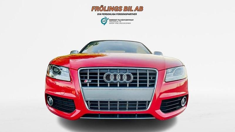 Begagnad Audi S5 333 HK (244 kW) 2010 Röd Cab