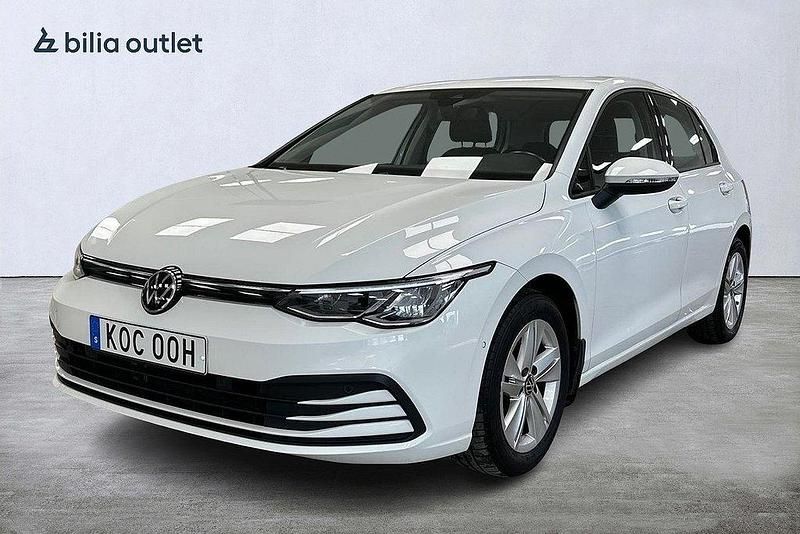 Vit Begagnad 2020 VW Golf VIII Halvkombi | 179 000 kr (Marknadspris) - Bild 1/4