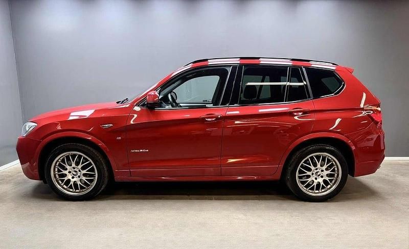 Begagnad BMW X3 M Sport 190 HK (139 kW) 2017 Röd SUV