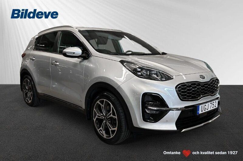 Grå Begagnad 2018 Kia Sportage GT-Line SUV | 259 900 kr (Lite dyr) - Bild 1/4