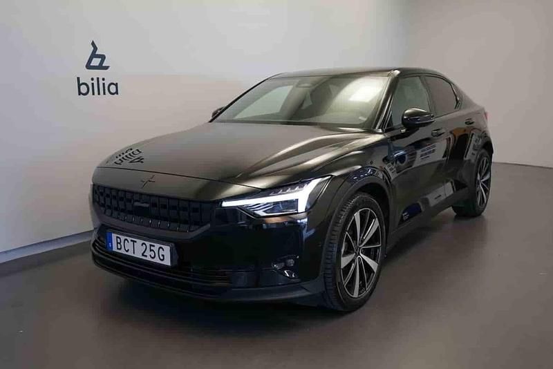 Svart Begagnad 2022 Polestar 2 Long Range Dual motor Sedan | 319 500 kr (Marknadspris) - Bild 1/1
