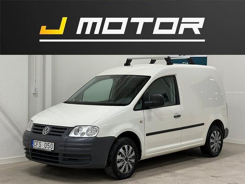 Vit Begagnad 2008 VW Caddy Minibuss | 39 900 kr (Marknadspris) - Bild 1/4