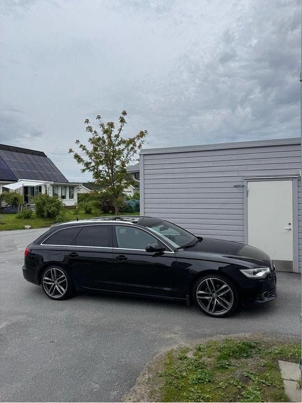 Svart Begagnad 2013 Audi A6 Ambition Kombi | 121 000 kr (Marknadspris) - Bild 1/2