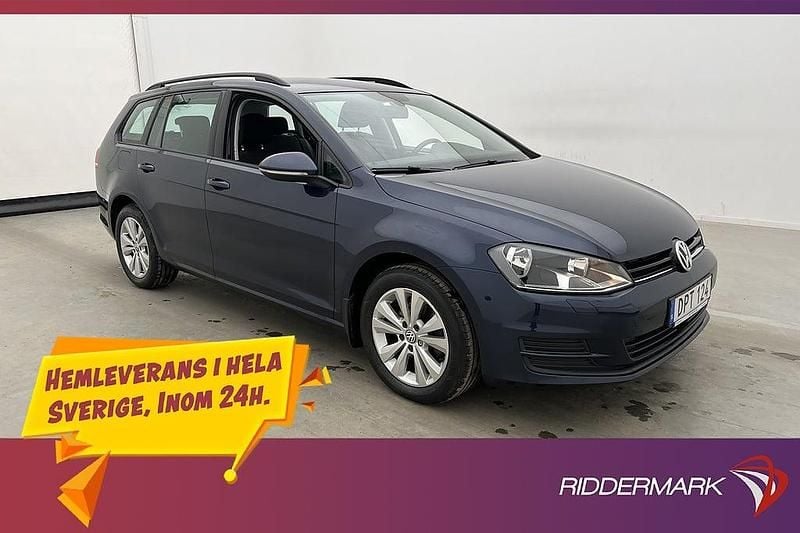 Begagnad VW Golf VII 105 HK (77 kW) 2014 Blå Kombi
