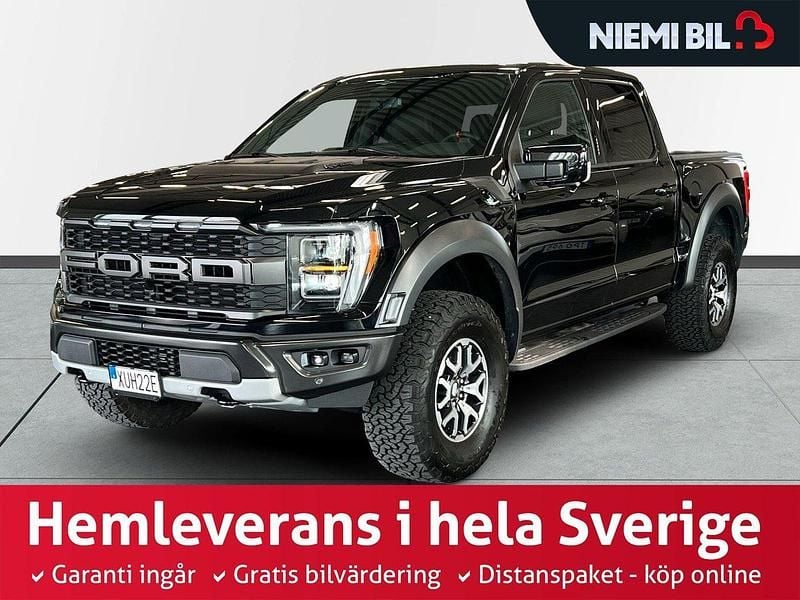 Svart Begagnad 2023 Ford F-150 Raptor Pickup | 1 149 900 kr - Bild 1/3