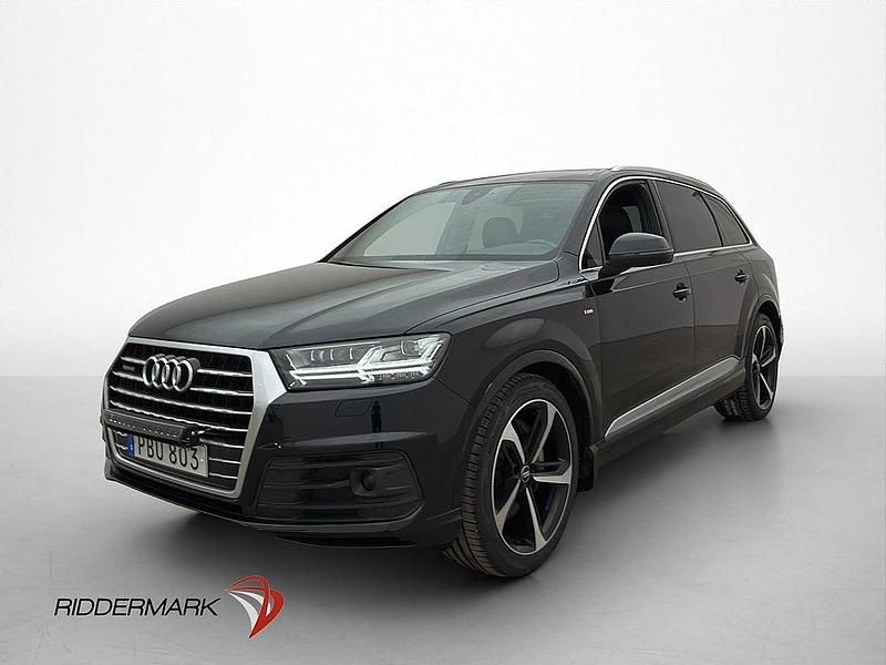 Begagnad Audi Q7 S-Line 272 HK (200 kW) 2018 Svart SUV