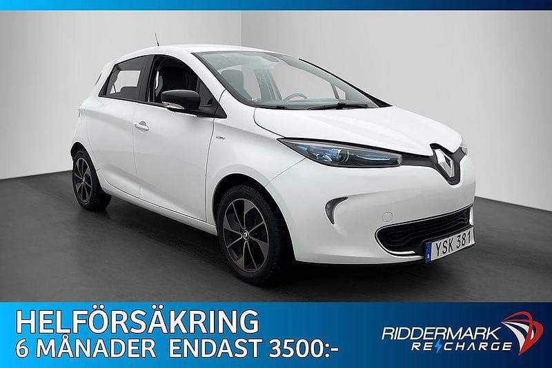 Vit Begagnad 2018 Renault Zoe Halvkombi | 108 900 kr (Marknadspris) - Bild 1/3