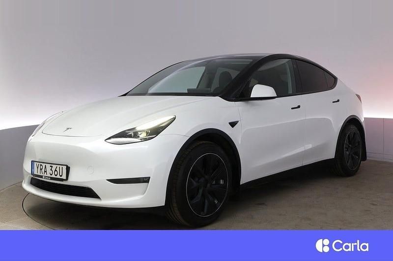 Vit Begagnad 2023 Tesla Model Y Long Range AWD SUV | 447 900 kr (Dyr) - Bild 1/4