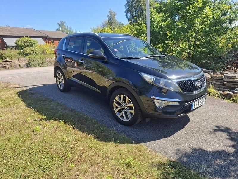 Svart Begagnad 2014 Kia Sportage Comfort SUV | 100 000 kr (Marknadspris) - Bild 1/1