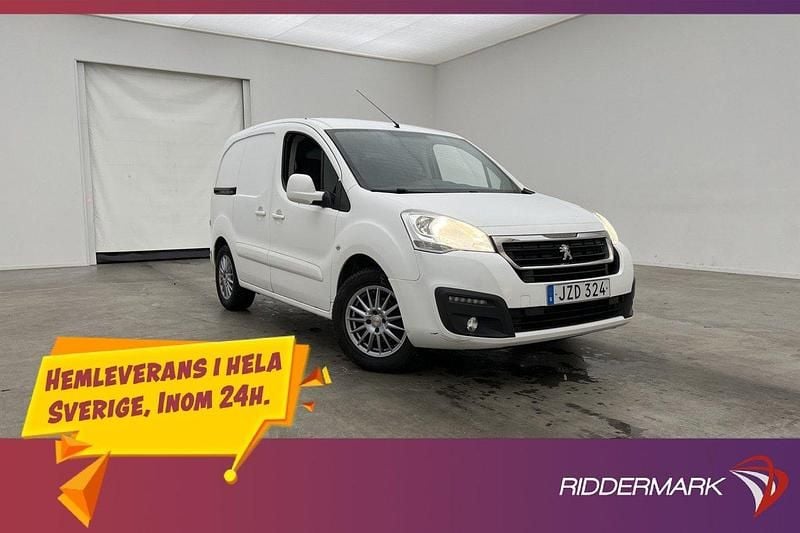 Vit Begagnad 2015 Peugeot Partner Van | 79 800 kr (Marknadspris) - Bild 1/3