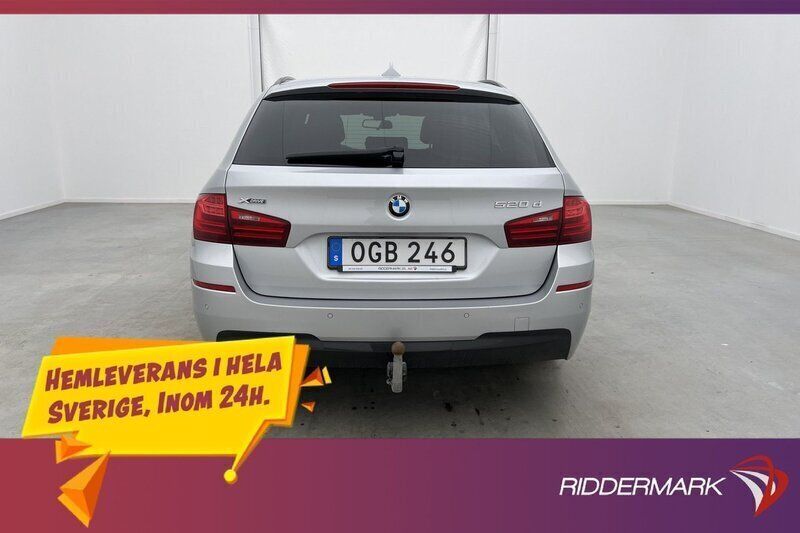Silver Begagnad 2016 BMW 520 M Sport Kombi | 249 800 kr (Marknadspris) - Bild 1/3