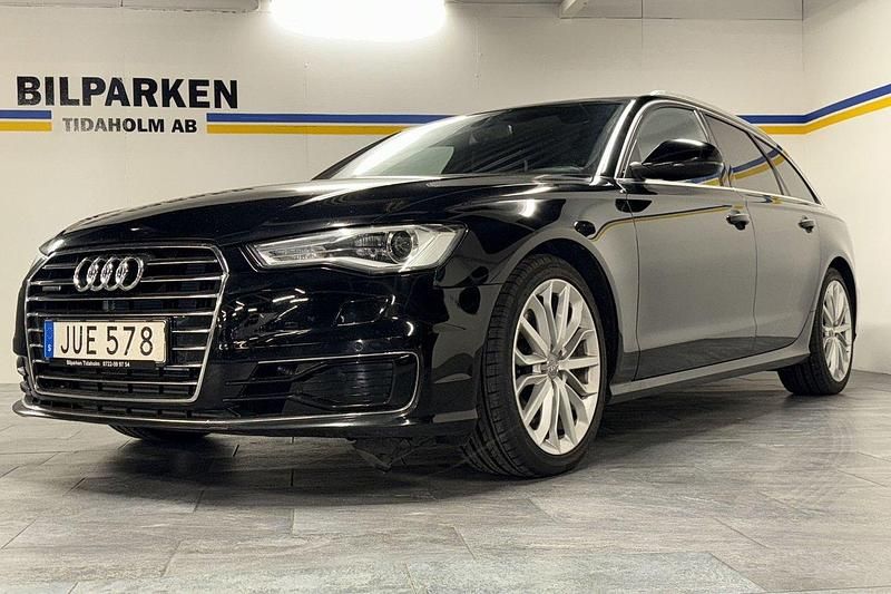 Svart Begagnad 2015 Audi A6 Ambition Kombi | 149 500 kr (Marknadspris) - Bild 1/4
