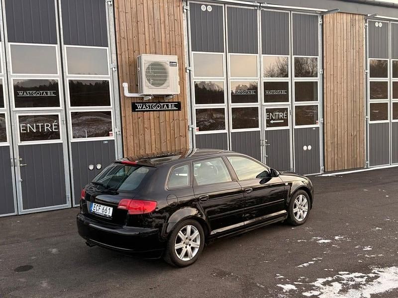 Begagnad Audi A3 200 HK (147 kW) 2007 Svart Halvkombi