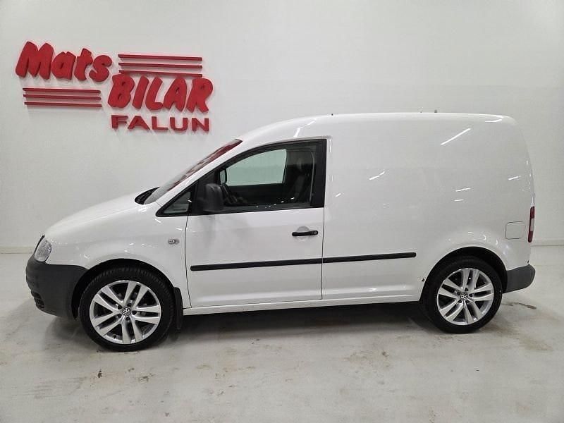 Vit Begagnad 2008 VW Caddy Minibuss | 49 900 kr (Marknadspris) - Bild 1/4