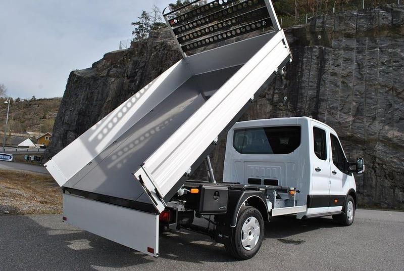 Ny Ford Transit 165 HK (121 kW) 2025 Vit Pickup