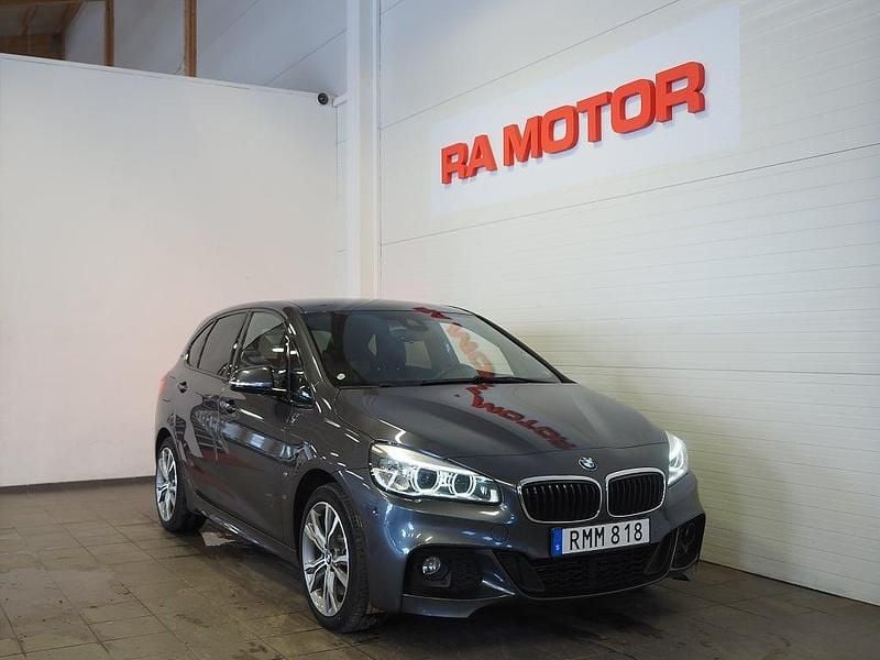 Begagnad BMW 225 Active Tourer M Sport 224 HK (164 kW) 2017 Grå Minibuss