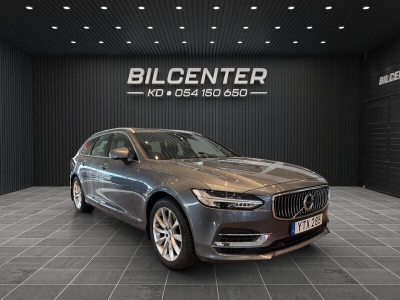 Grå Begagnad 2017 Volvo V90 Inscription Kombi | 279 900 kr (Marknadspris) - Bild 1/4