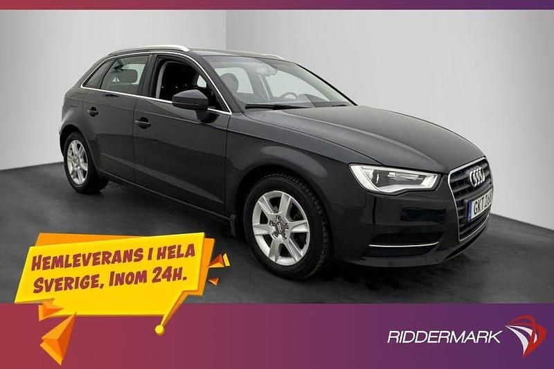 Svart Begagnad 2014 Audi A3 Attraction Halvkombi | 139 900 kr (Bra pris) - Bild 1/3