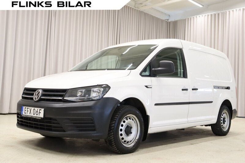 Vit Begagnad 2019 VW Caddy Maxi Minibuss | 159 900 kr (Marknadspris) - Bild 1/4