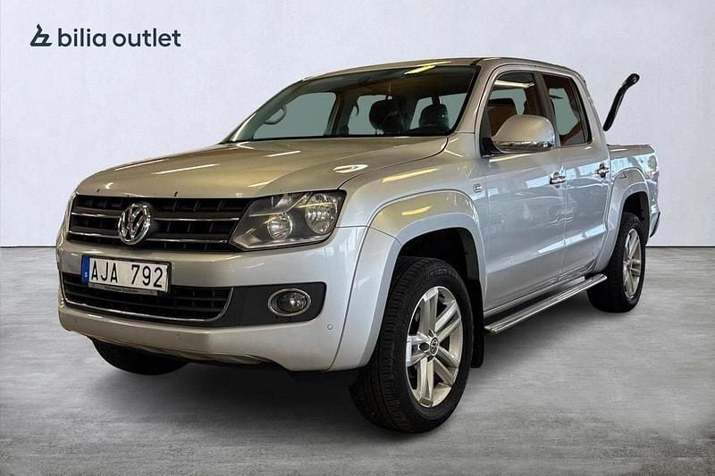 Silver Begagnad 2014 VW Amarok Pickup | 81 250 kr - Bild 1/4