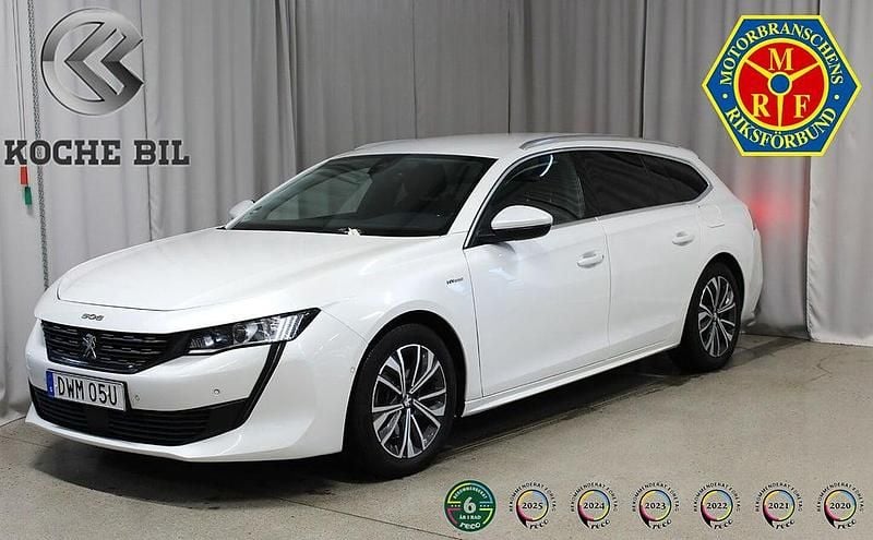 Vit Begagnad 2021 Peugeot 508 SW S Kombi | 189 900 kr (Bra pris) - Bild 1/4