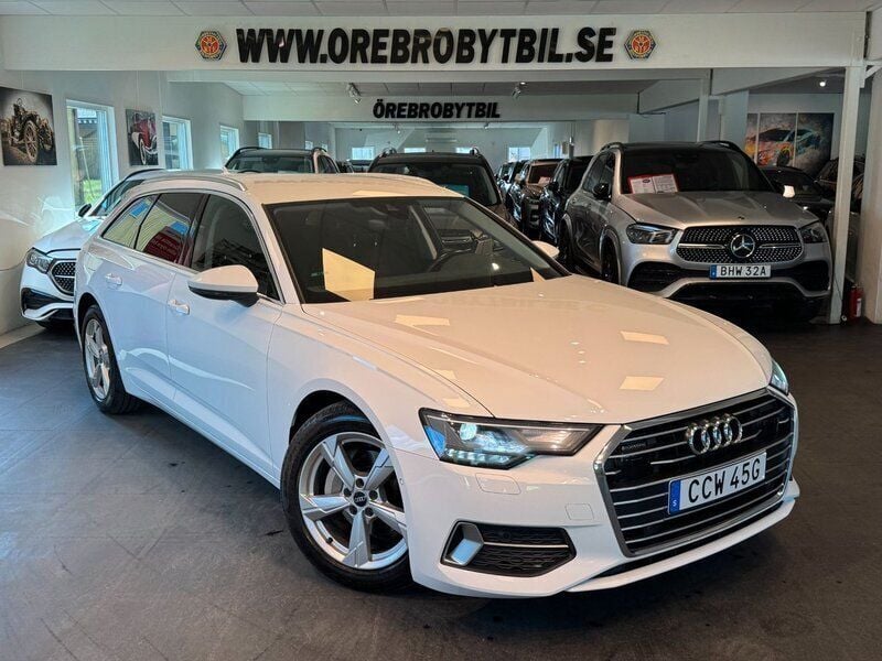 Vit Begagnad 2020 Audi A6 Kombi | 309 500 kr (Marknadspris) - Bild 1/4