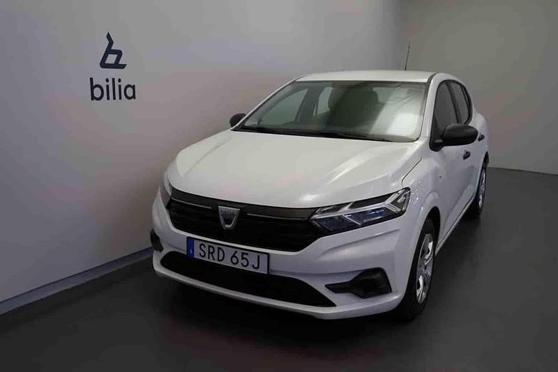 Vit Begagnad 2023 Dacia Sandero Halvkombi | 129 500 kr (Bra pris) - Bild 1/1