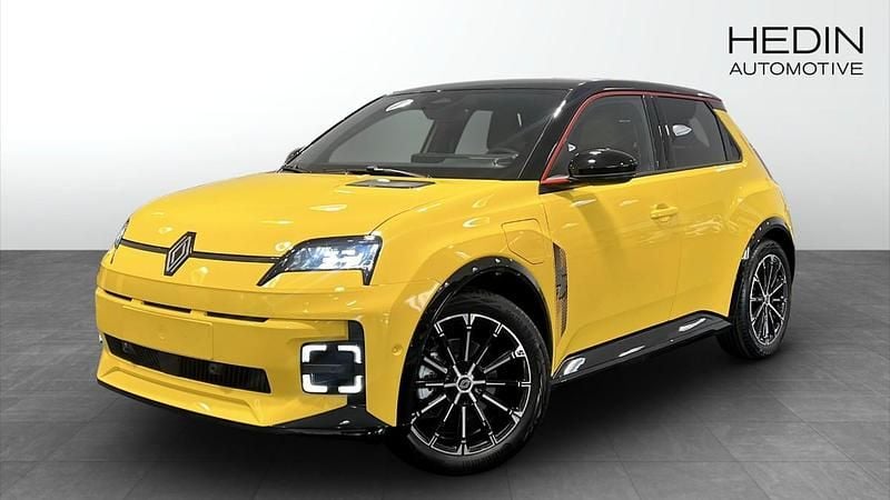 Gul (yellow) Ny 2025 Renault R5 Iconic Halvkombi | 437 600 kr - Bild 1/4