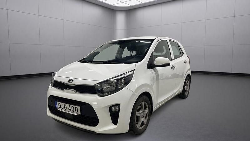 Vit Begagnad 2021 Kia Picanto Advance Halvkombi | 89 900 kr (Bra pris) - Bild 1/4