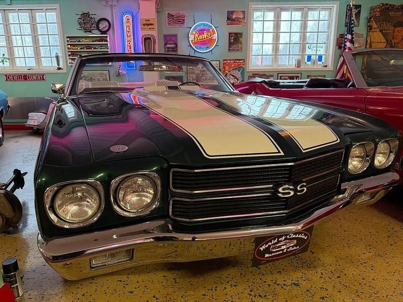 Begagnad Chevrolet Chevelle LS 450 HK (330 kW) 1970 Grön Cab