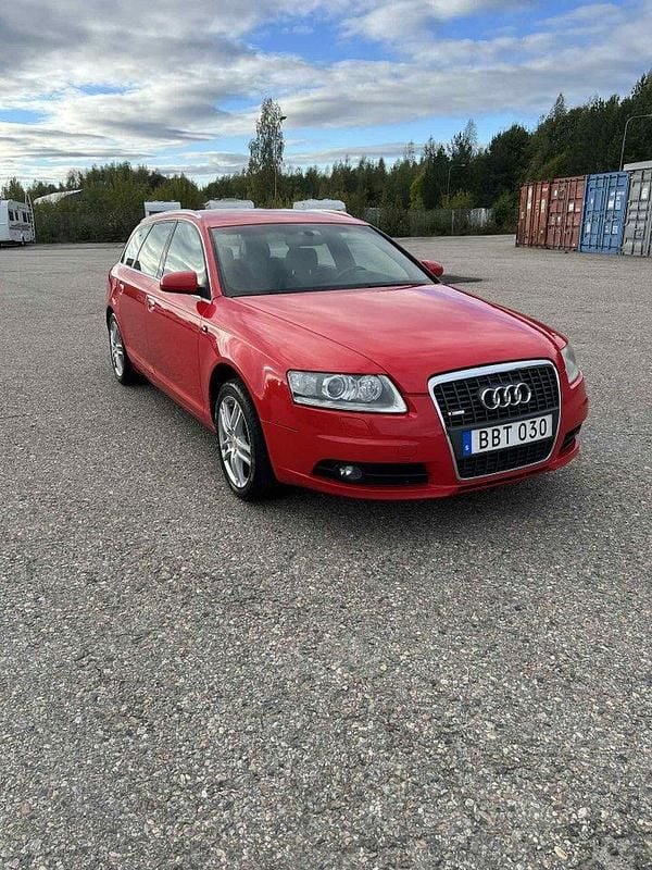 Röd Begagnad 2007 Audi A6 S-Line Kombi | 38 000 kr (Marknadspris) - Bild 1/4