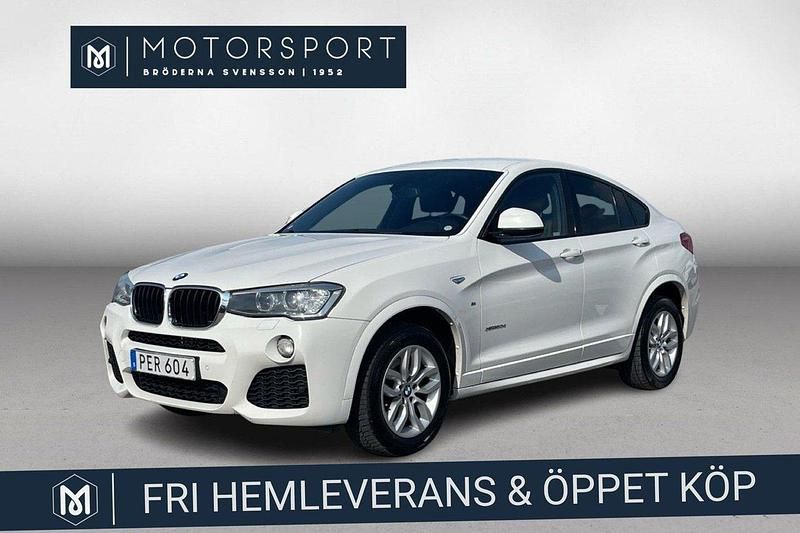 Vit Begagnad 2016 BMW X4 M Sport SUV | 249 900 kr (Marknadspris) - Bild 1/3