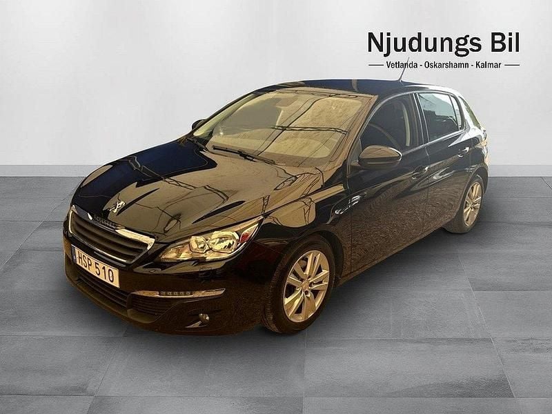 Svart Begagnad 2015 Peugeot 308 Halvkombi | 109 900 kr (Marknadspris) - Bild 1/4