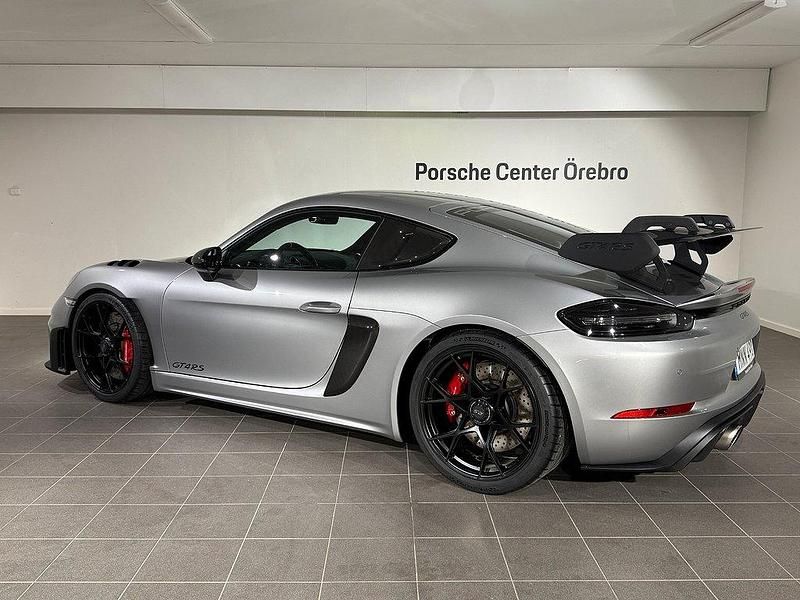 Ny Porsche 718 Cayman GT4 501 HK (368 kW) 2025 Silver Sportkupé
