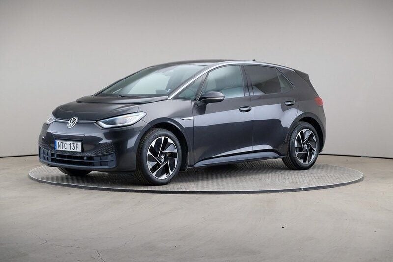 Mörkgrå (grå) Begagnad 2020 VW ID.3 Pro Performance Halvkombi | 235 000 kr (Lite dyr) - Bild 1/4