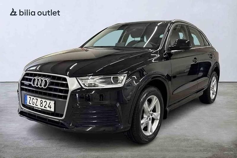 Svart Begagnad 2018 Audi Q3 SUV | 199 800 kr (Bra pris) - Bild 1/1