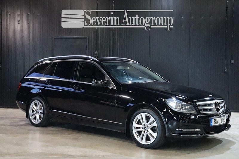 Svart Begagnad 2014 Mercedes C220 Kombi | 129 900 kr (Superpris) - Bild 1/4